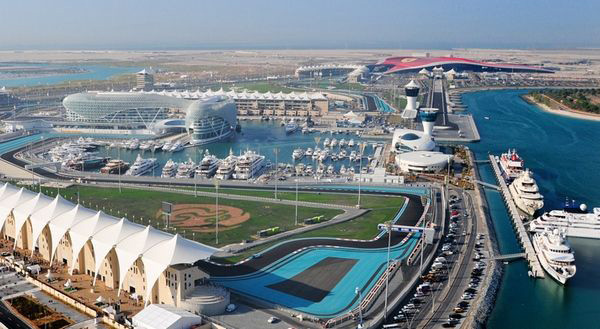 F1周末賽道，明星云集阿布扎比亞斯總督酒店