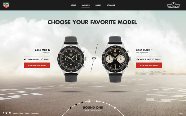 泰格豪雅“THE AUTAVIA CUP” 評(píng)選活動(dòng)