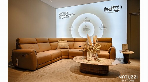 Natuzzi Editions納圖茲意迪森登陸杭州萬象天地，米蘭展矚目之作Nuvia中國首發(fā)